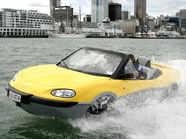 Enter the "Panther," an amphibious car favored by Dubai's Crown Prince, Sheikh Hamdan Bin Mohammad Al-Maktoum.