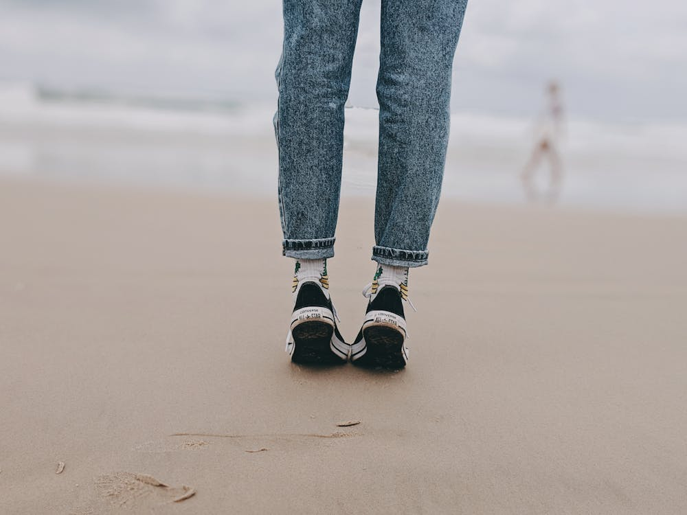 Sandy Shoes: A Beach Behavior Anomaly