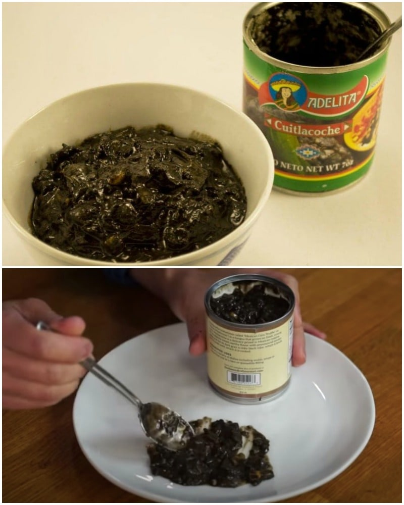 canned food Cuitlacoche (Corn Smut)