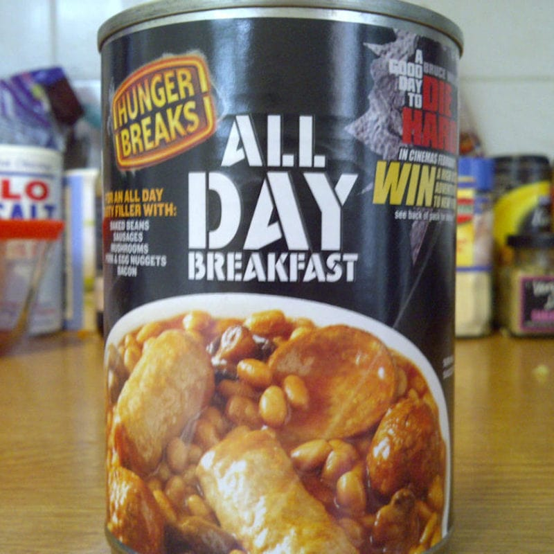 canned food All Day Breakfast