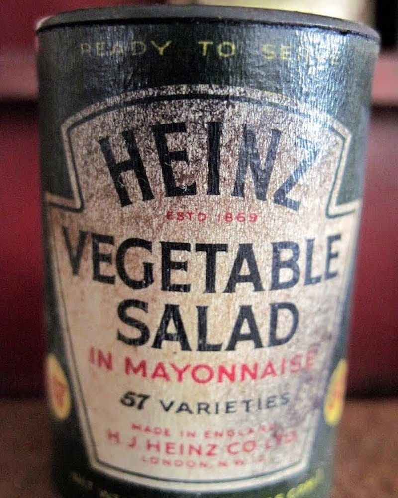 Vegetable Salad in Mayonnaise canned food