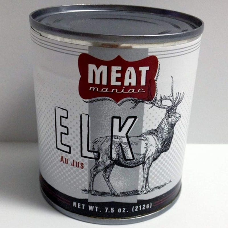 canned food Elk Meat