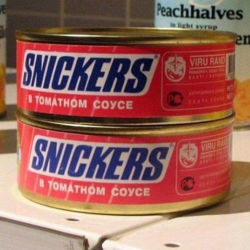 ‘Snickers’ in Tomato Sauce