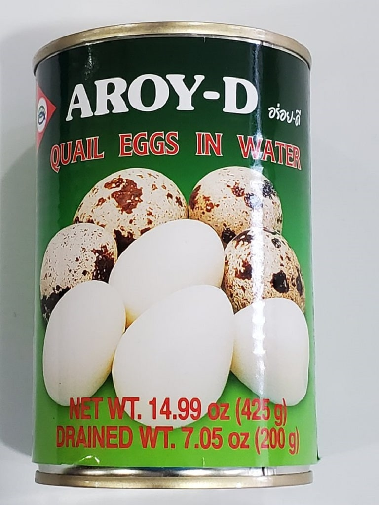 canned food Quail Eggs in Water