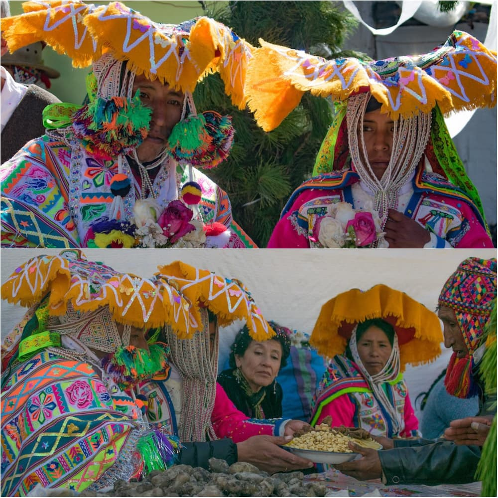 Andean Wedding And Mother Earth