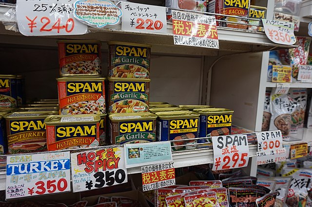 Spam on a Shelf 