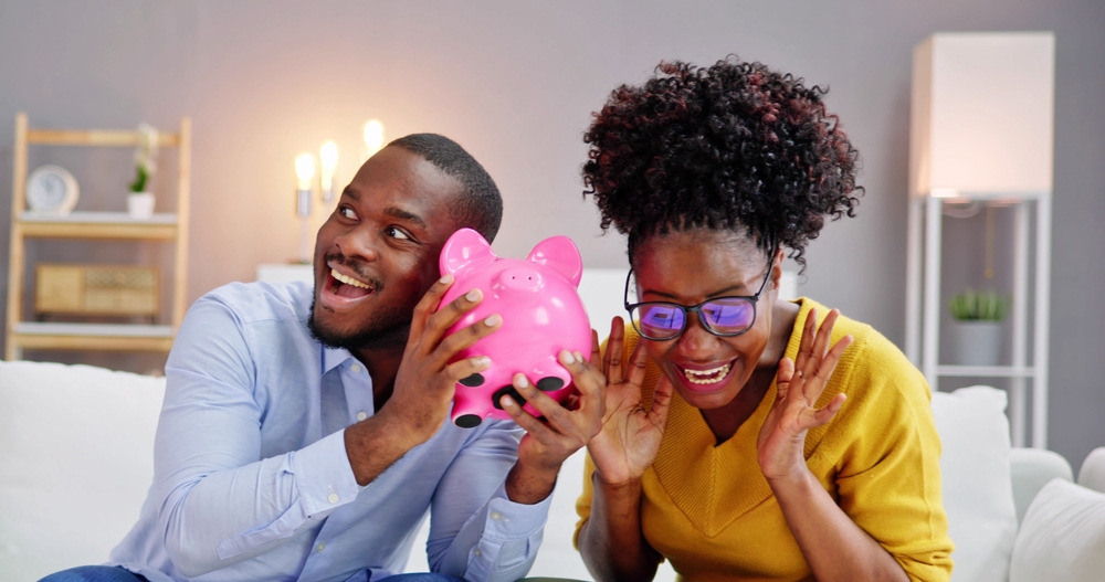 Personal Finance And Young Couple Family Money