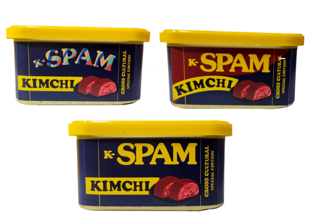 Kimchi flavored Spam 