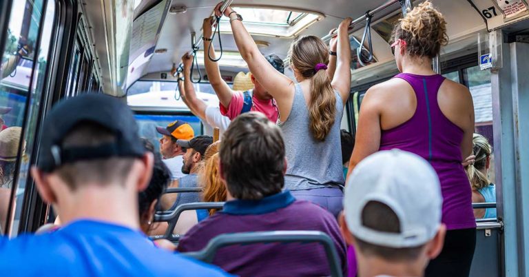 People Shocked as College Student Is Praised Online for Refusing to Give Up Her Bus Seat to an Elderly Woman - Featured image