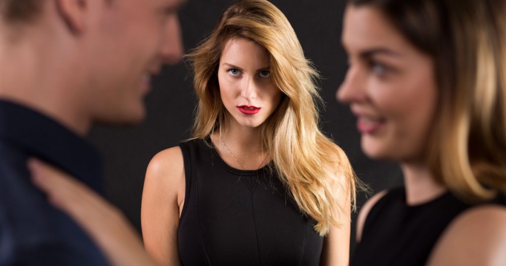 Image of woman feeling physical attraction to married man