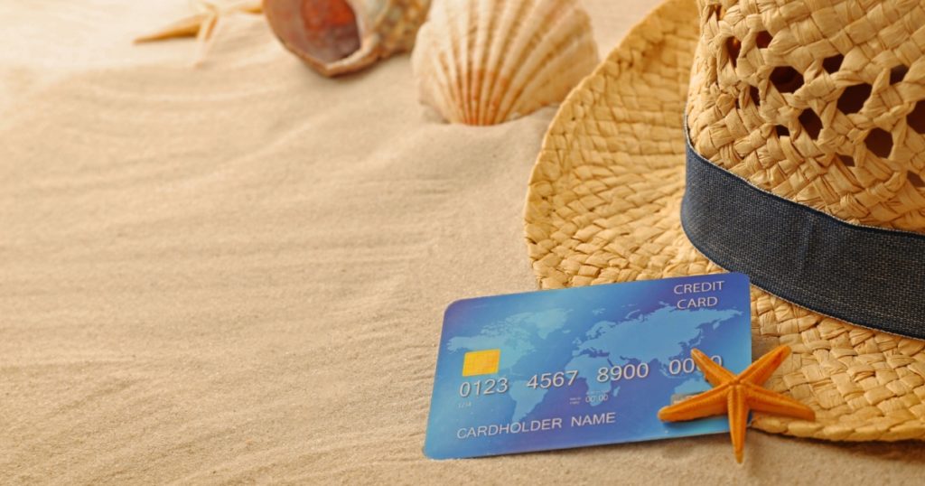 Pay cash on holiday with a credit card