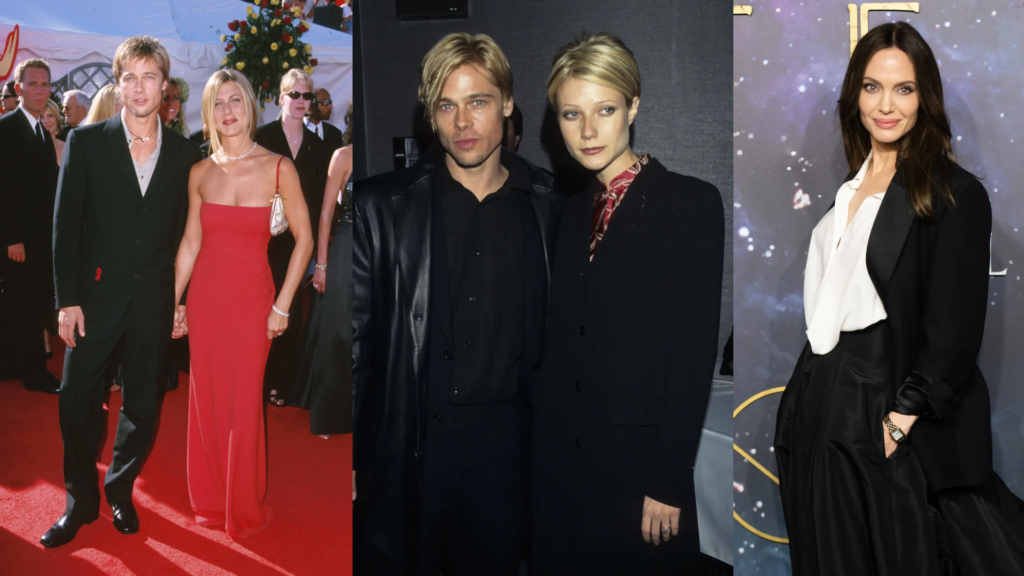 Brad Pitt's romantic journey has been closely followed by fans and tabloids alike