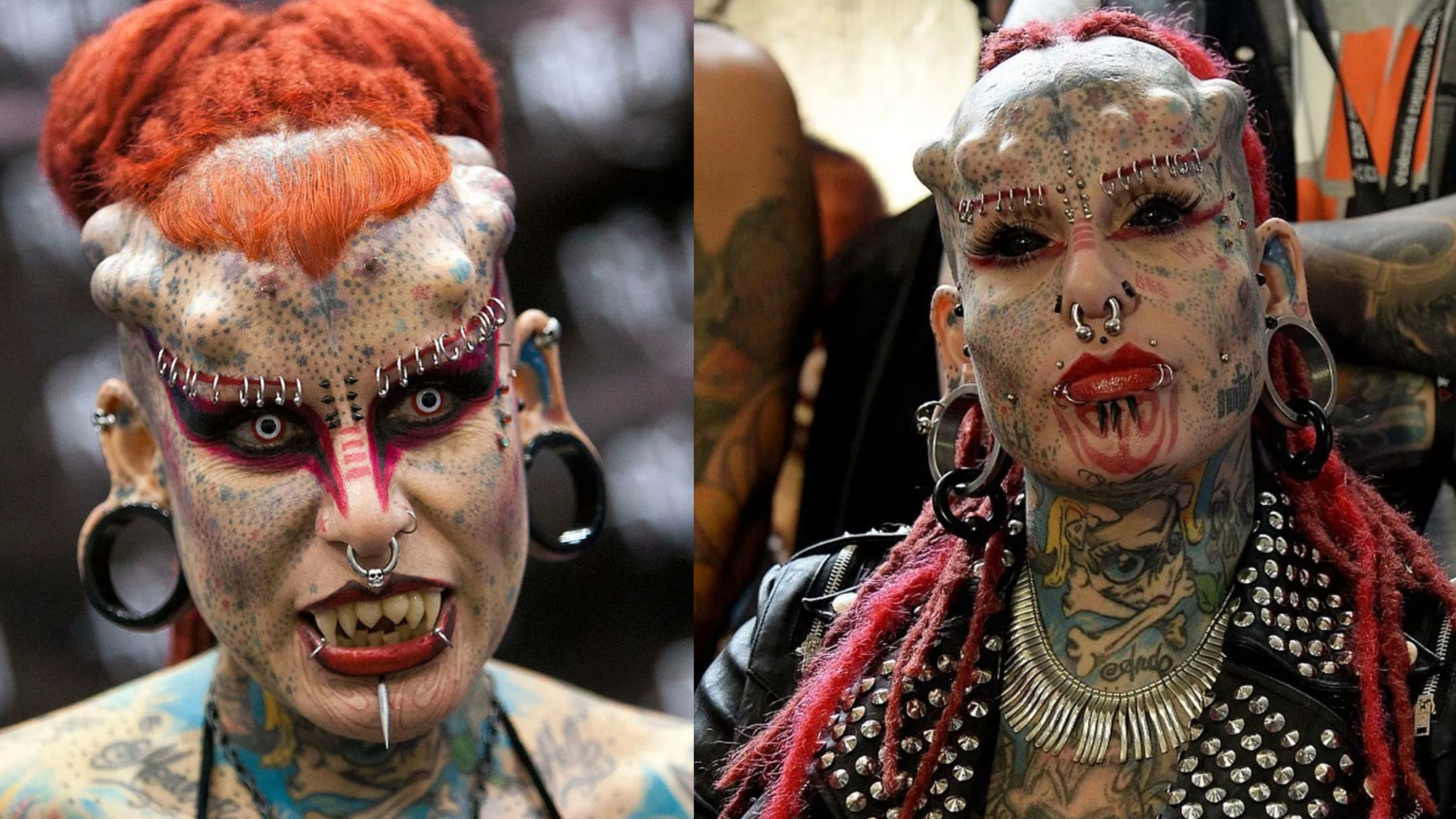 ‘Vampire Woman’ Adorned With Tattoos and Body Modifications Issues a ...