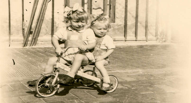 ‘60s kids Riding Bikes Without Helmets