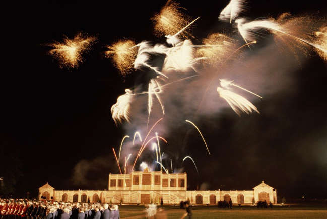 The Fireworks Display on the eve of Princess Diana's wedding.
