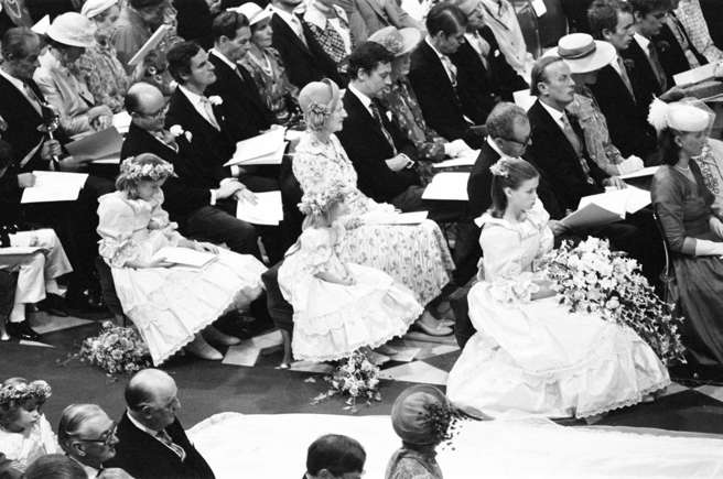 3 of the 5 bridesmaids of Princess Diana