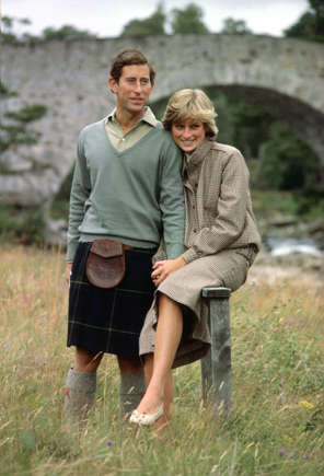 A photo call at Balmoral, Scotland, after the end of their honeymoon.