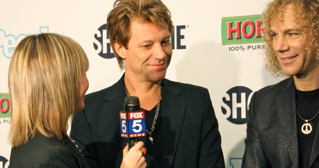 NEW YORK, NY - OCTOBER 21: Jon Bon Jovi attends the Bon Jovi film "When we were beautiful" premier on October 21, 2009 in New York City.