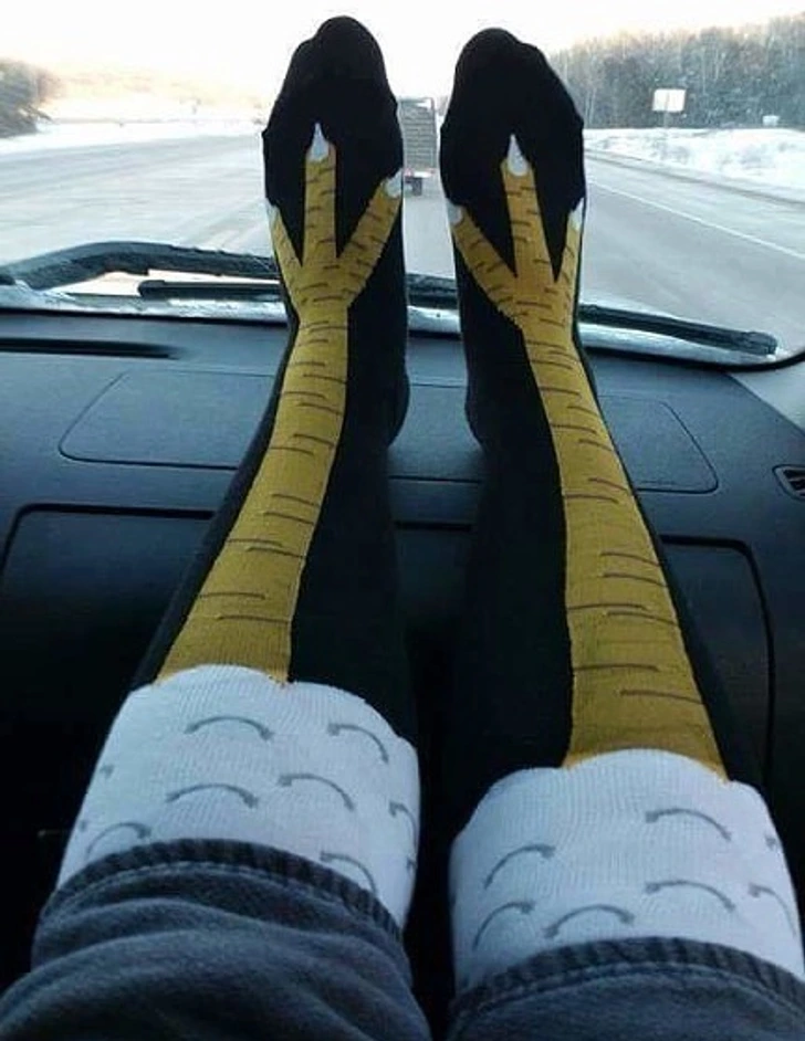 Chicken leg socks