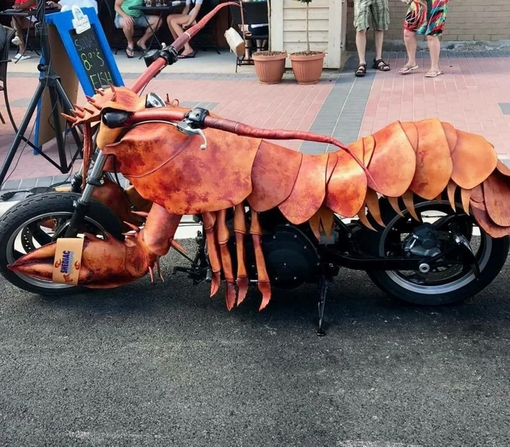 Where’s your bike, man??” --- “I dunno...I think I lobster