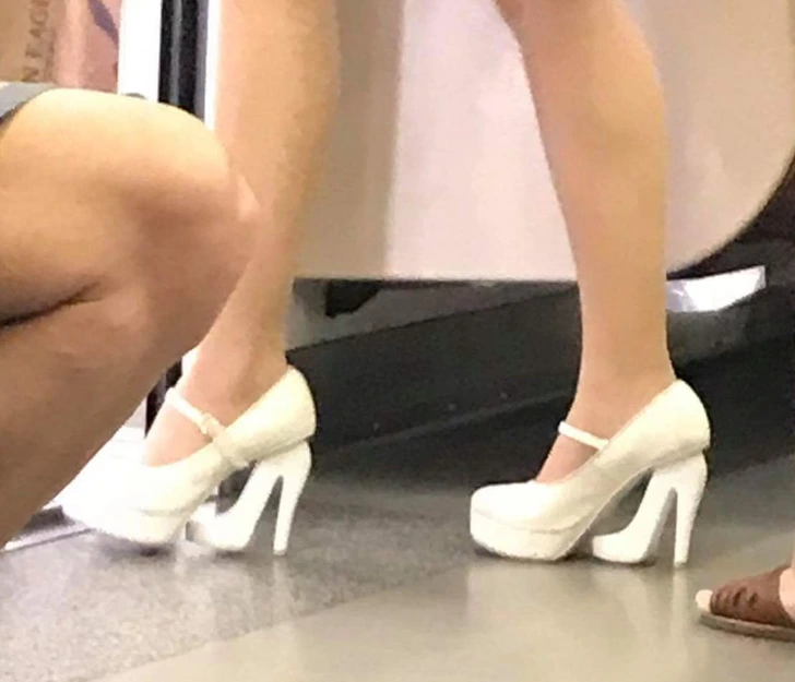 The heel of these heels are heels