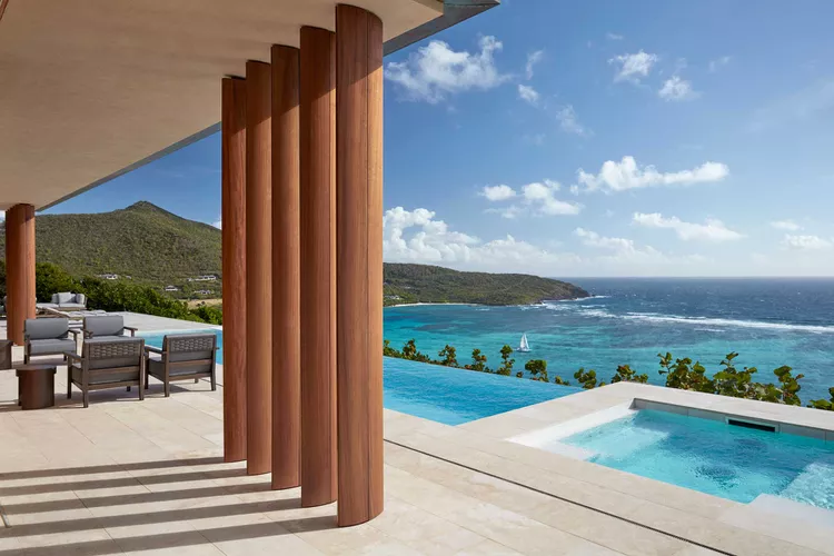 A view from a resort
