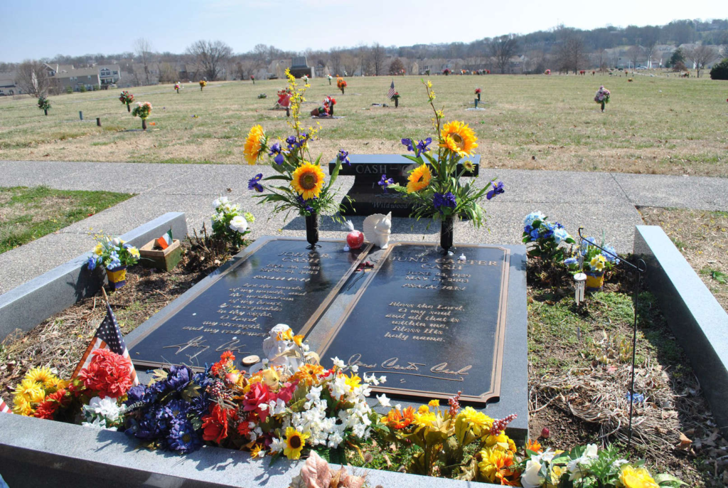 Johnny Cash's gravesite