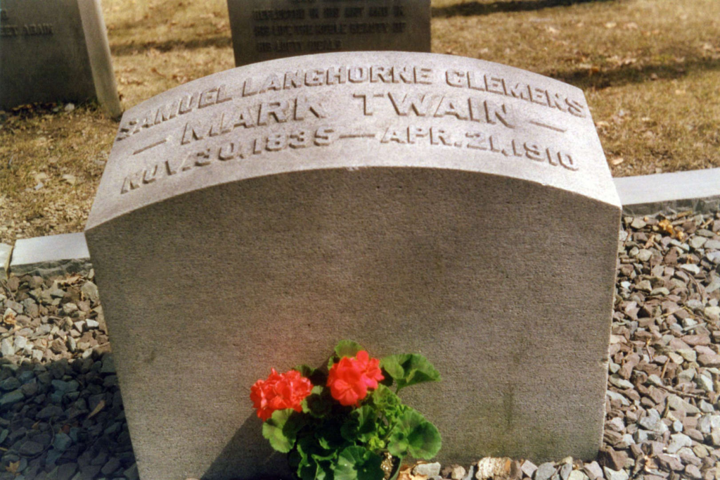 Mark Twain's grave