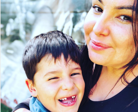 son and mom instagram