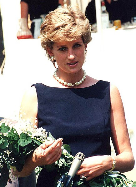 Diana, Princess of Wales while at The Leonardo Prize ceremony in 1995