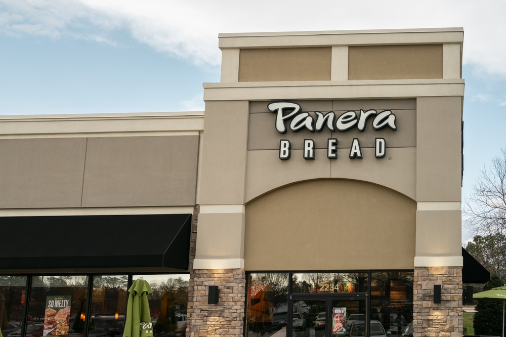 Cary, North Carolina, United States - 24 Feb 2024: Panera Bread in Cary, NC.