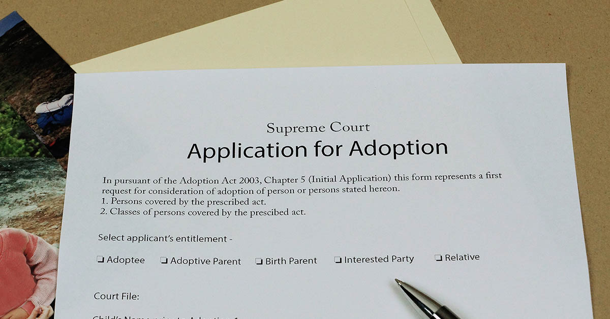application for adoption
