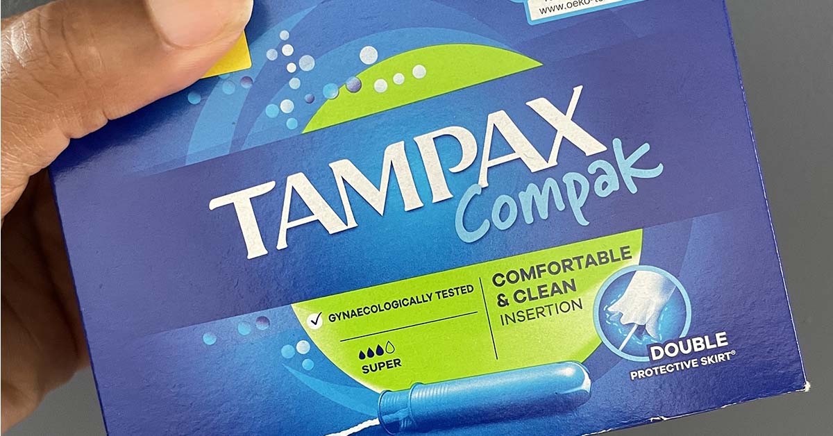 box of Tampax tampons