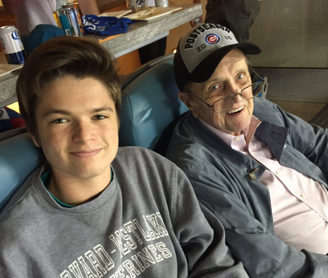Bob Newhart and his grandson William