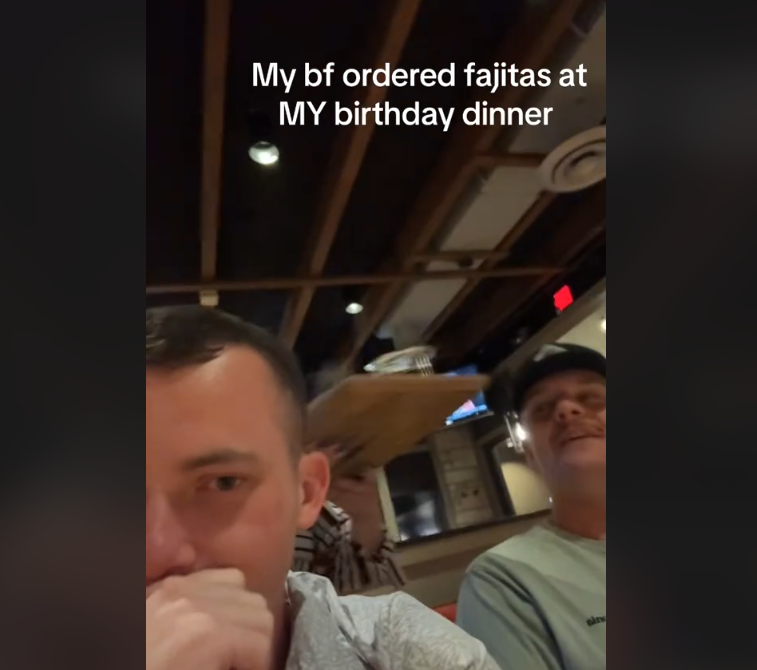birthday party etiquette - The debate sparked from a viral TikTok video where a man expressed his frustration over his boyfriend ordering fajitas at his birthday dinner.