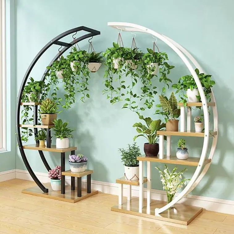 Circular flower stand