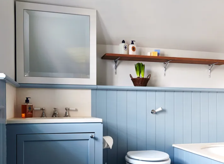 Shelf near the ceiling