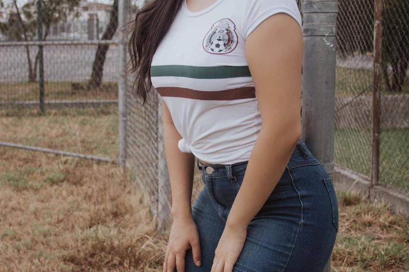 Not only is wearing clothing that's a size (or two!) too tight uncomfortable, but it's not flattering either.