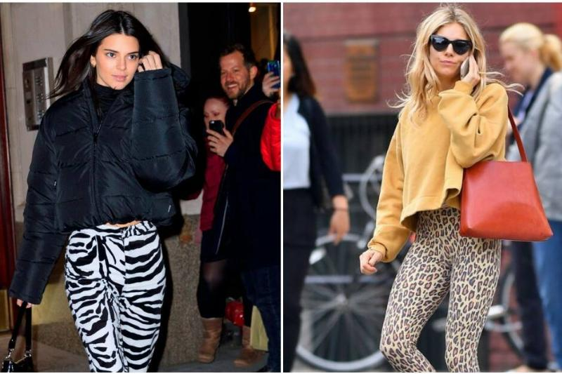 Though printed leggings might seem fun, they don't do any favors for a slimmer look.