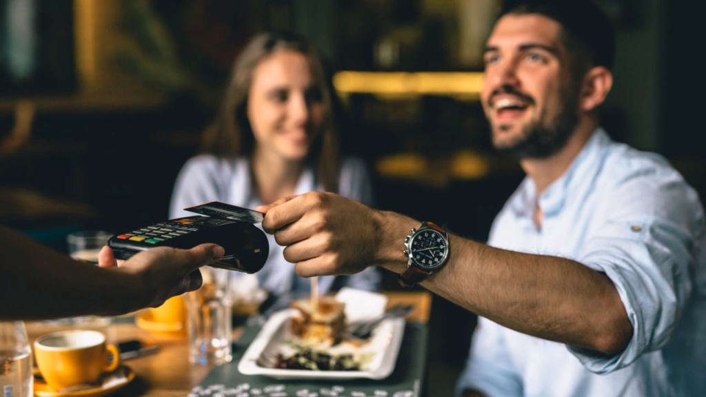 Paying using credit card
