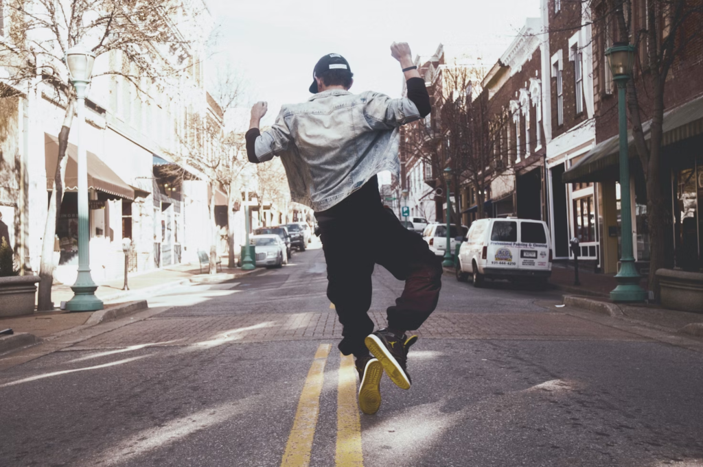 Man dancing