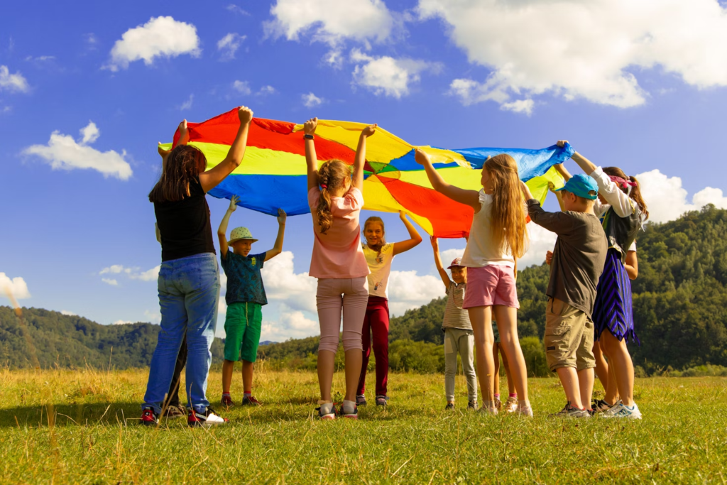 Kids outside