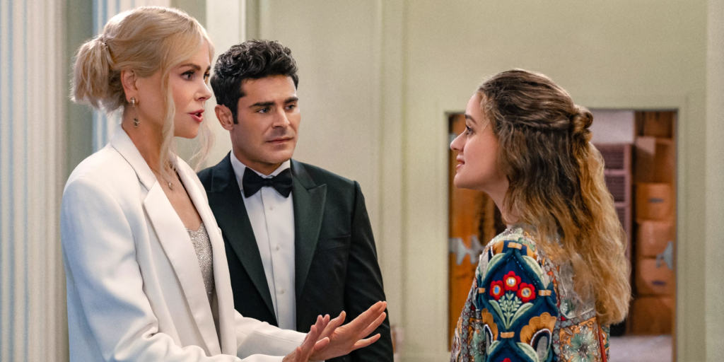 Efron's most recent on-screen appearance was in the film A Family Affair, where he starred alongside Nicole Kidman and Joey King.