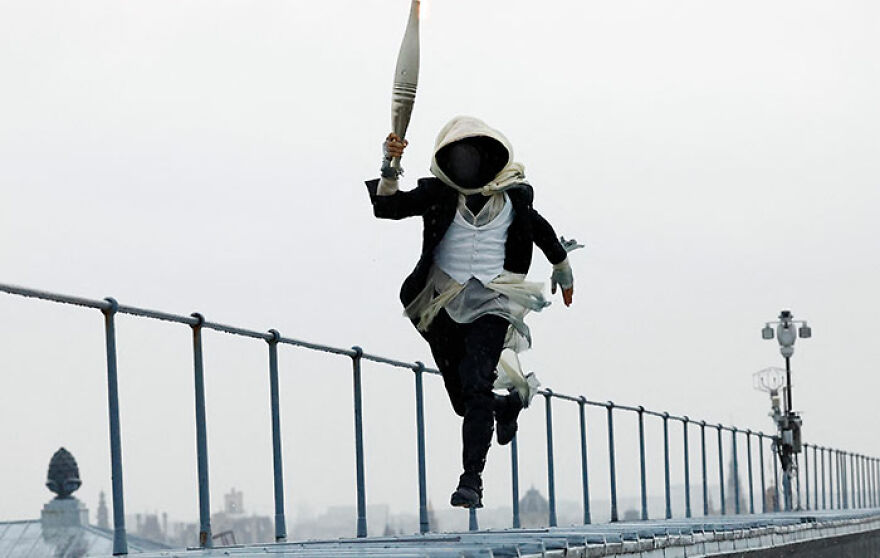 Mysterious Torch bearer in Paris Olympics