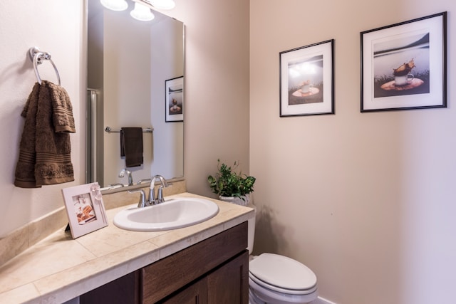 toilet in textured bathroom