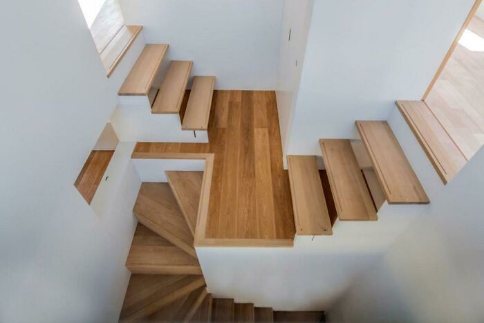 wooden stairs