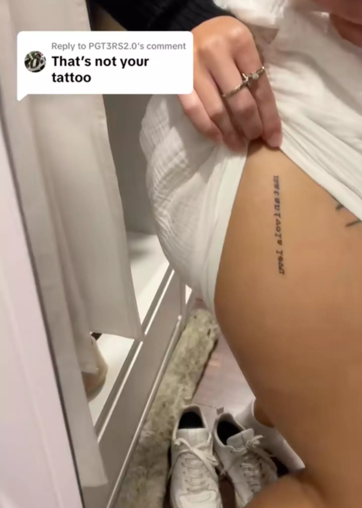 amy's tattoo