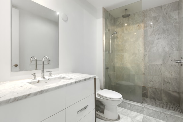 white toilet