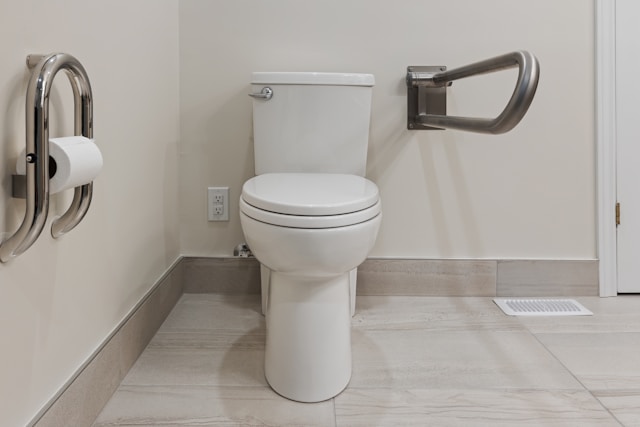 white toilet