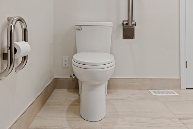 white toilet
